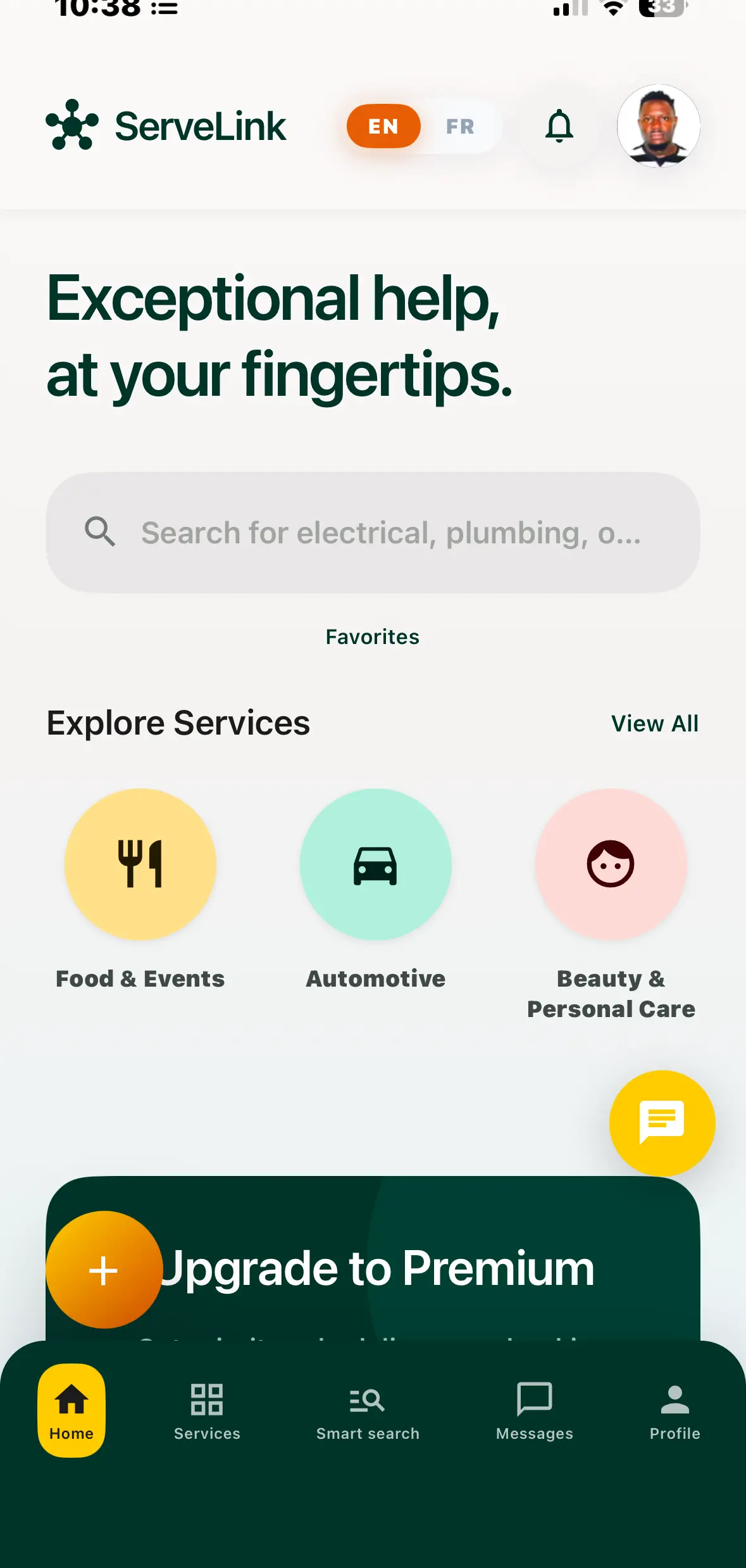 Find any service instantly